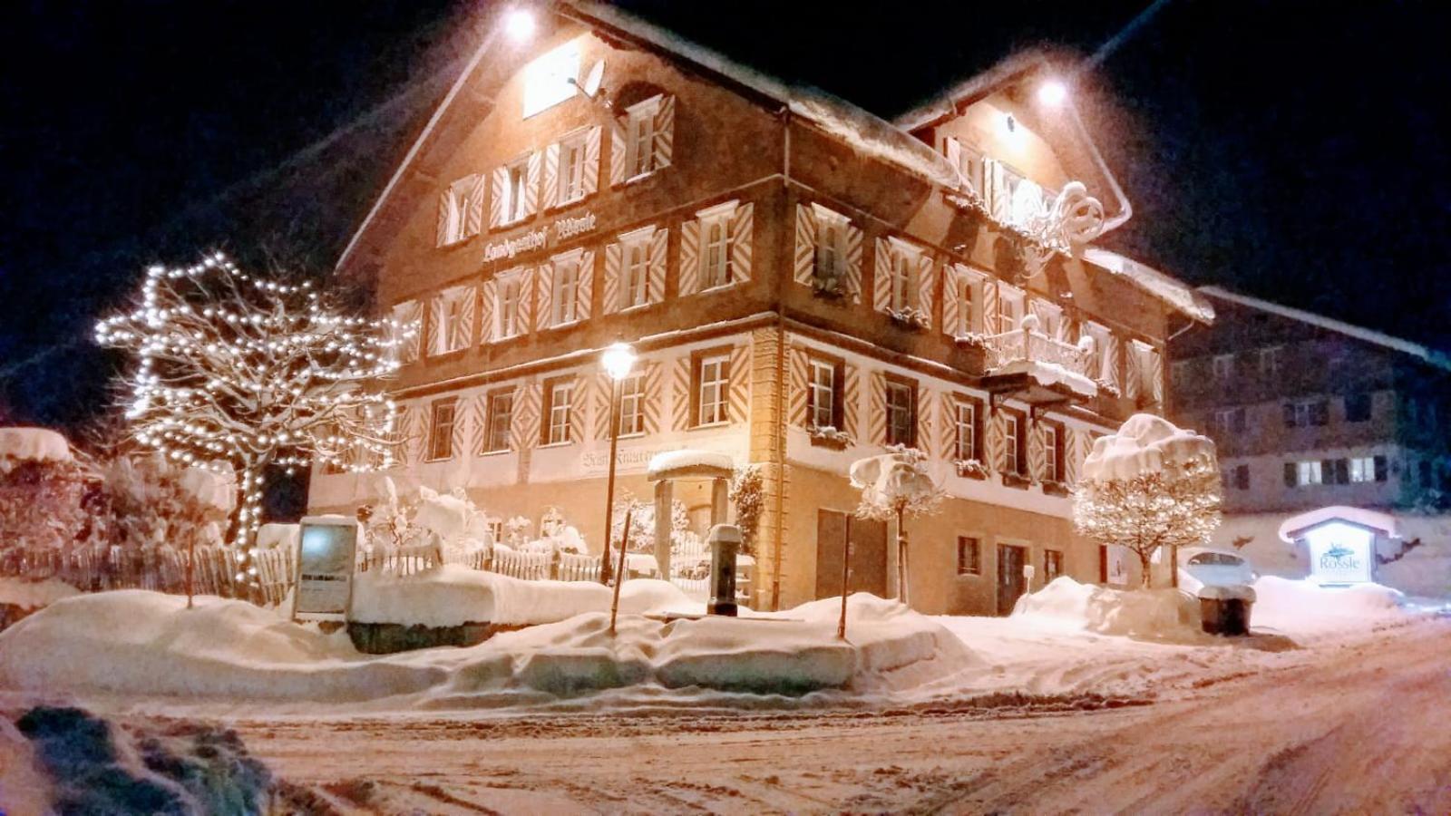 Landgasthof Roessle - Beim Kraeuterwirt Oberstaufen Eksteriør bilde