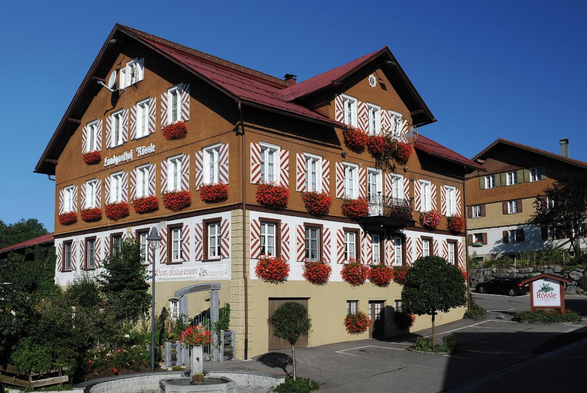 Landgasthof Roessle - Beim Kraeuterwirt Oberstaufen Eksteriør bilde
